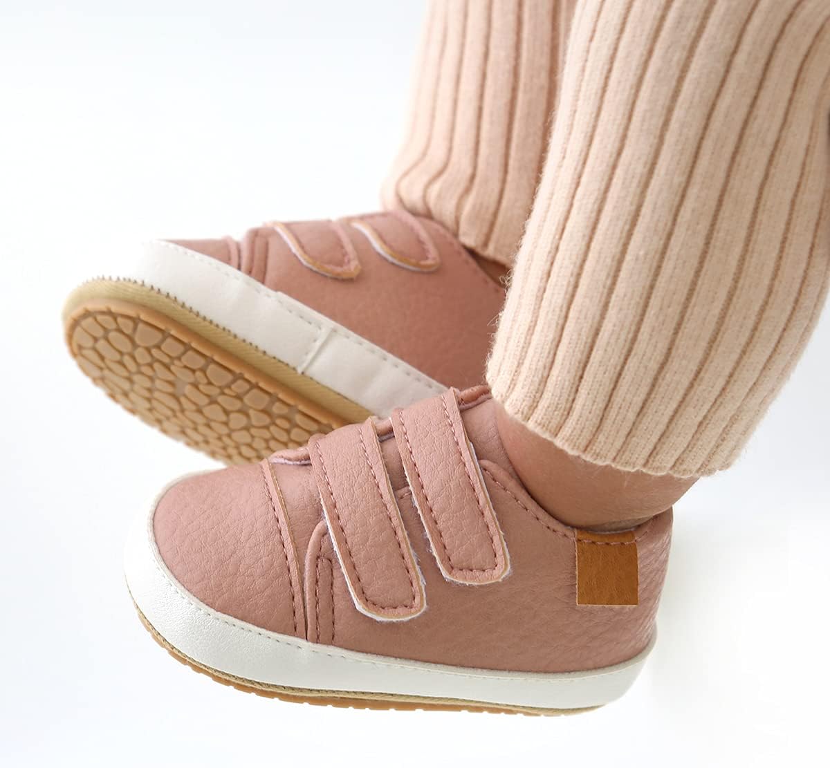 Baby Shoes Mary Jane Flats Non Slip Soft Sole Infant Toddler Sneakers First Walkers Party Christmas Dress Shoes