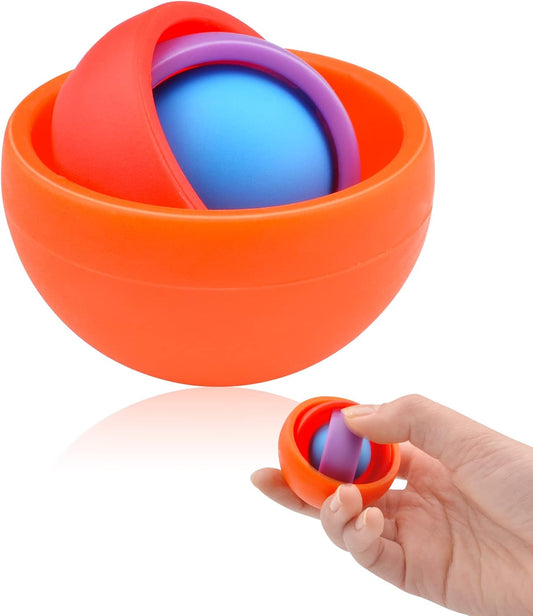 Fidget Toy for Adults, Fidget Gyro Toys, Gift Ideas Fidgets Gifts for Boys Girls Teens Kids, ADHD Autism Stress Relief Finger Toy Hand Fidget Spinner