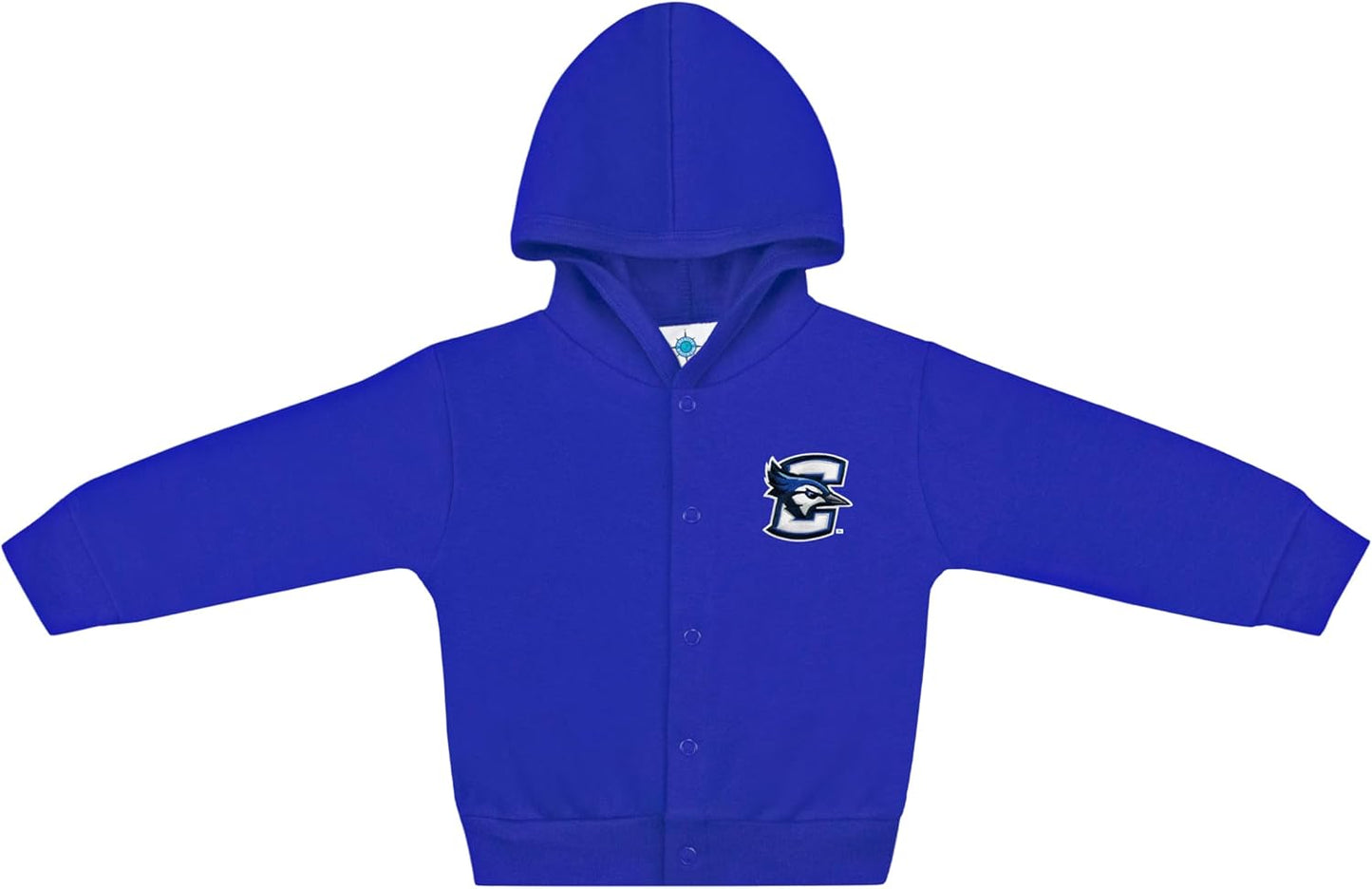 Creative Knitwear College Baby Snap Hooded Jacket - Team Logo, Multiple Colors, for Boys & Girls, (0-24 Months)