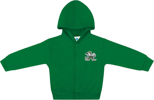 Creative Knitwear College Baby Snap Hooded Jacket - Team Logo, Multiple Colors, for Boys & Girls, (0-24 Months)