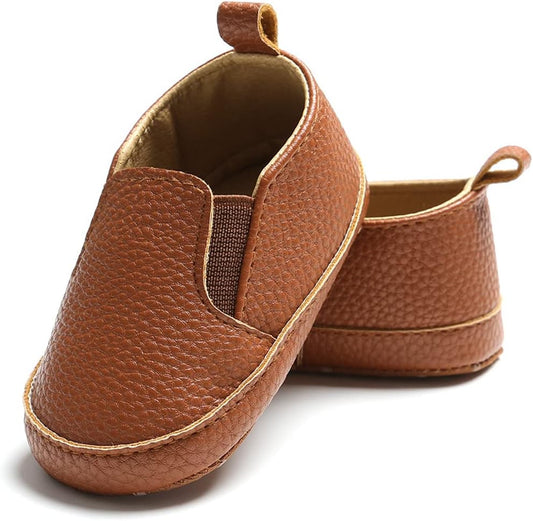 Morbido Infant Baby Boys Girls Canvas Sneaker Toddler Slip On Anti Skid Newborn First Walkers Candy Shoes for 0-18 Months