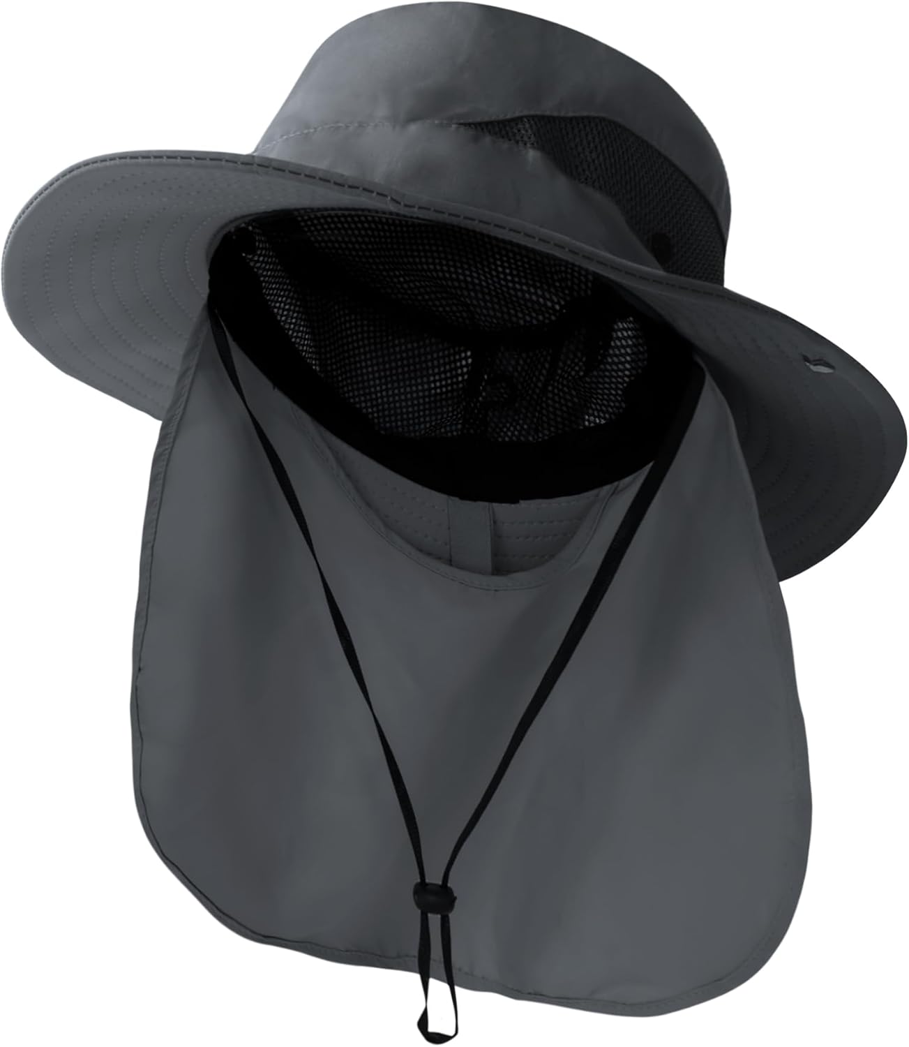 PFFY Sun Bucket Hats for Men Women 3” Wide Brim UPF 50+ Fishing & Beach Hat