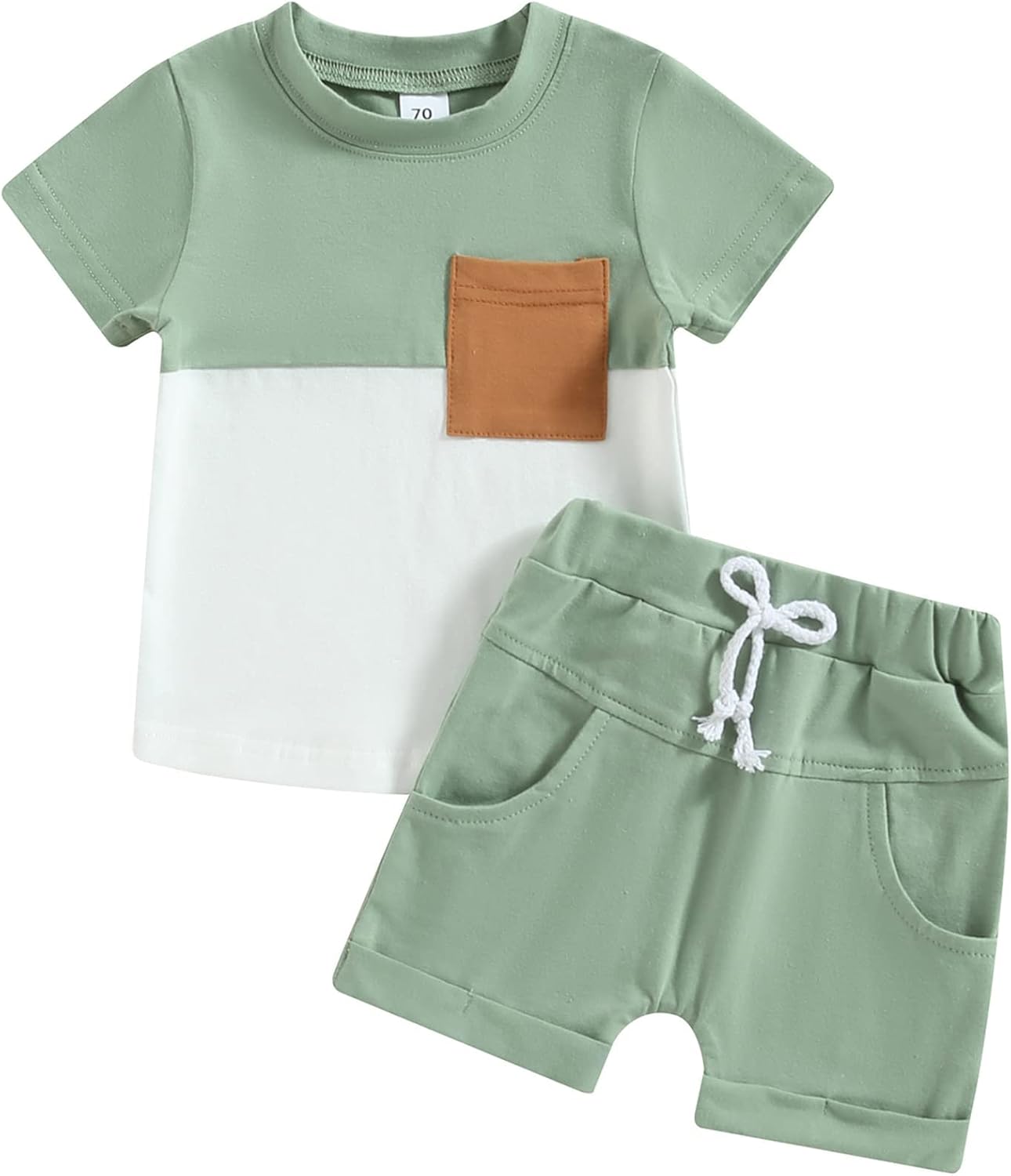 Mubineo Infant Toddler Baby Boy Summer T Shirt Shorts Outfits Short Sleeve Tee Tops Clothes Set
