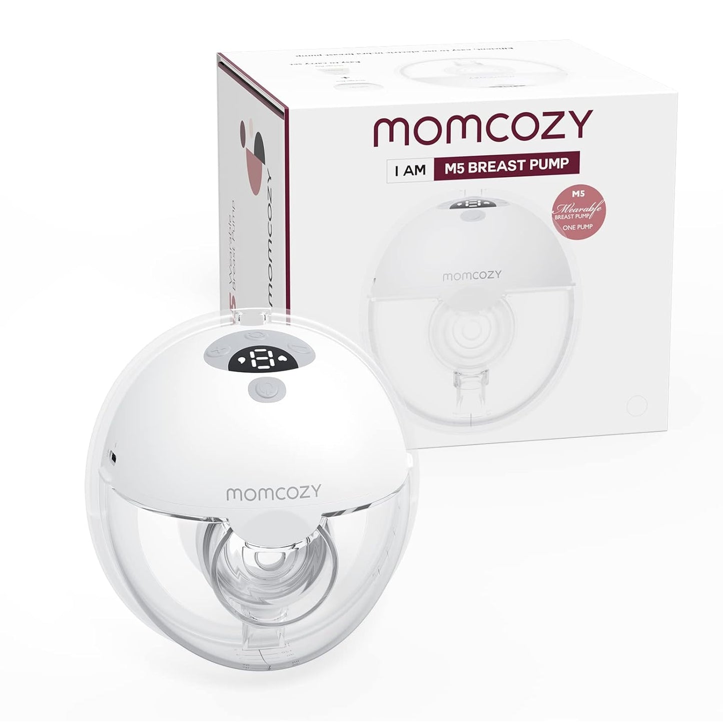 Momcozy Milk Collector Only Compatible with Momcozy M5 NOT for Others. Original M5 Breast Pump Replacement Accessories, 1 Pack
