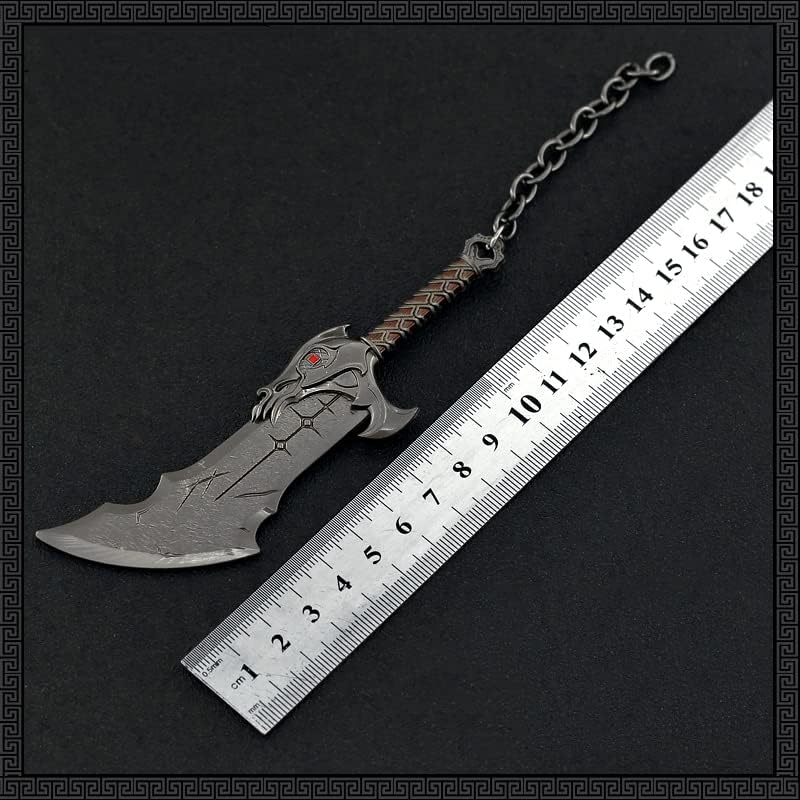 God of War Ragnarök Kratos Blades of Chaos Action Figures Game Toy Collection Keychain Desk Decoration Backpack Pendant Gift