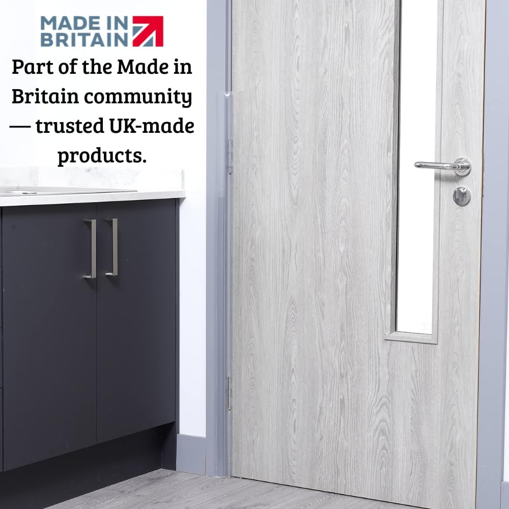 Cardea Child Safety Door Finger Pinch Guard Hinge Protectors Pack - Clear … (Single Pack)