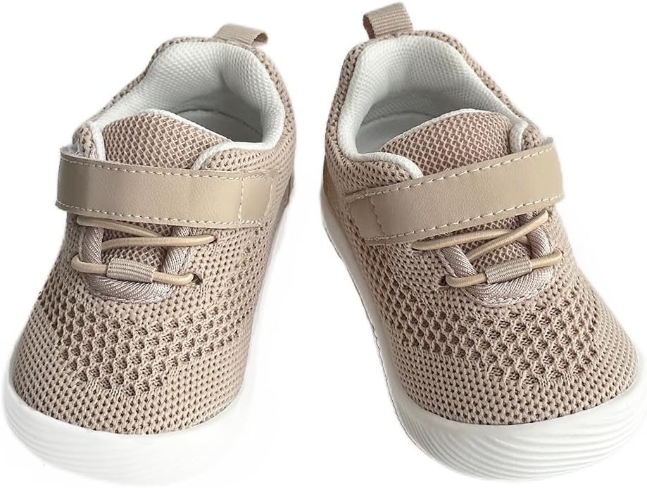 Newsonet Baby Shoes Boys Girls First Walking Breathable Non Slip Walker Sneakers Soft Sole 6 9 12 18 20 24 Months