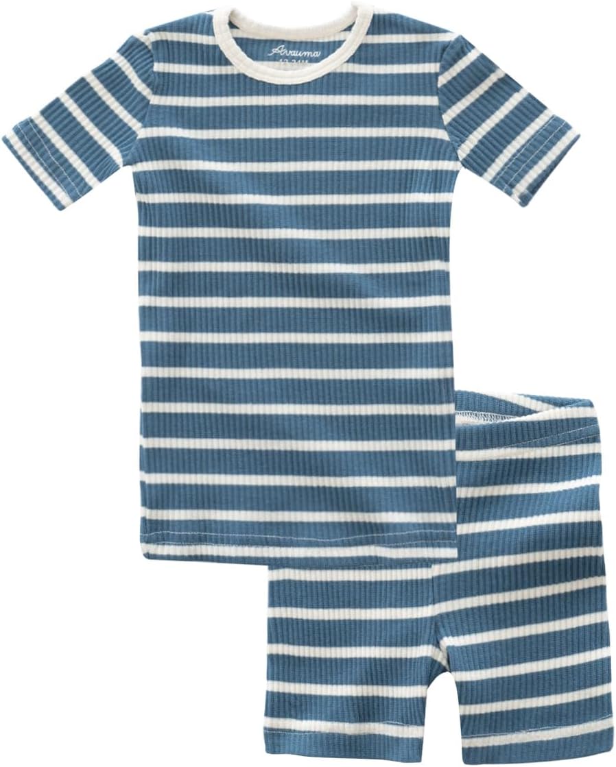 AVAUMA Baby Boys Girls Pajama Set 6M-7T Kids Cute Toddler Snug fit Pjs Cotton Sleepwear