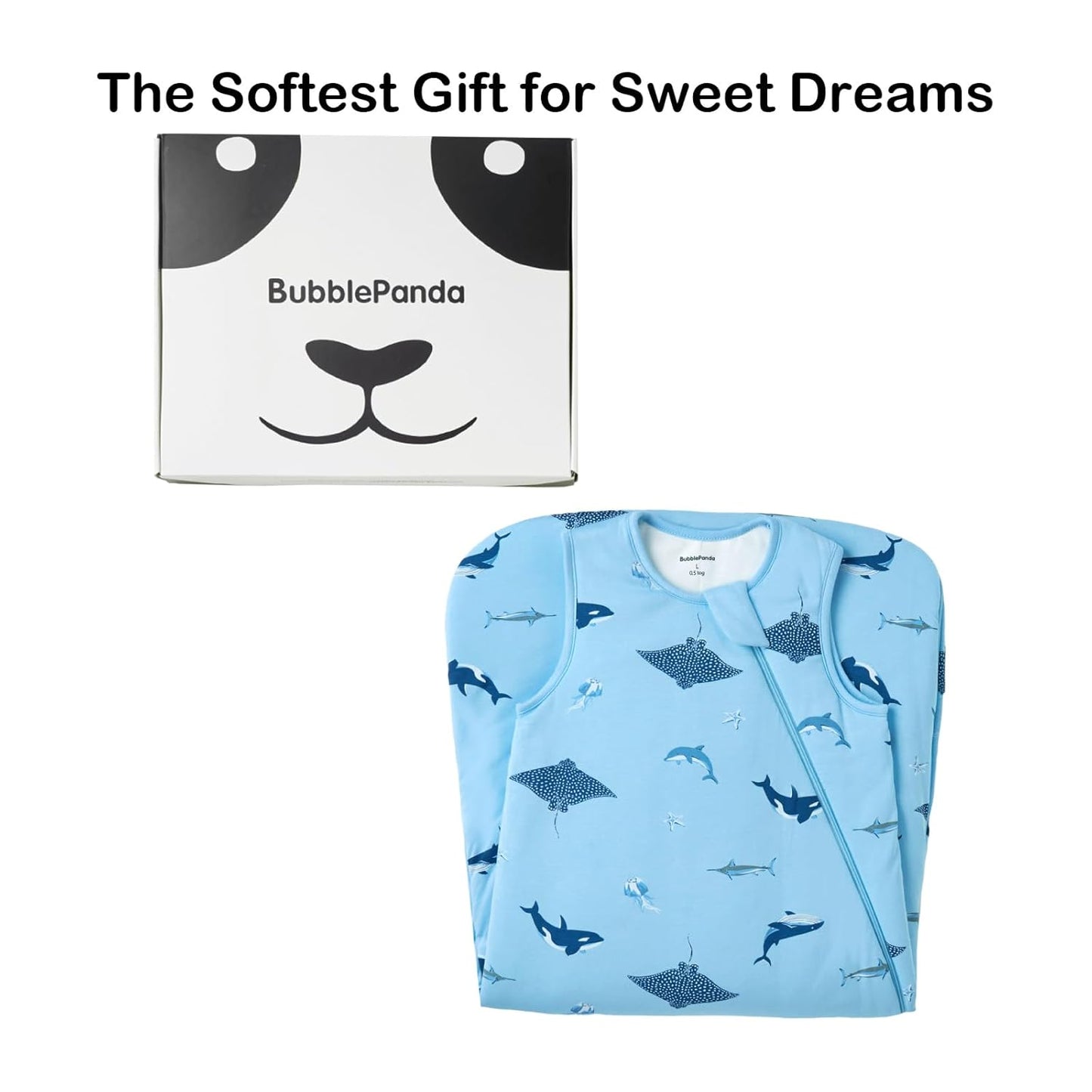 BubblePanda Rayon Made from Bamboo Sleep Sack 2t-3t 0.5 Tog Soft Lightweight Toddler Sleep Sack 24-36 Months for Babies 2-Way Zipper Wearable Blanket Baby 3t