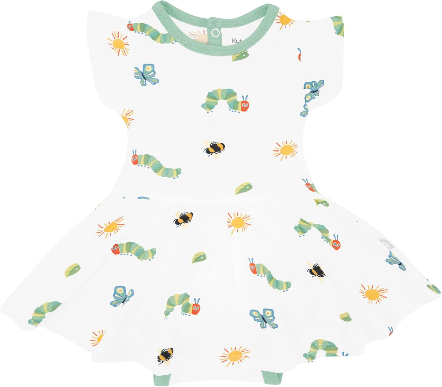 KYTE BABY Rayon Made from Bamboo Twirl Bodysuit Dress