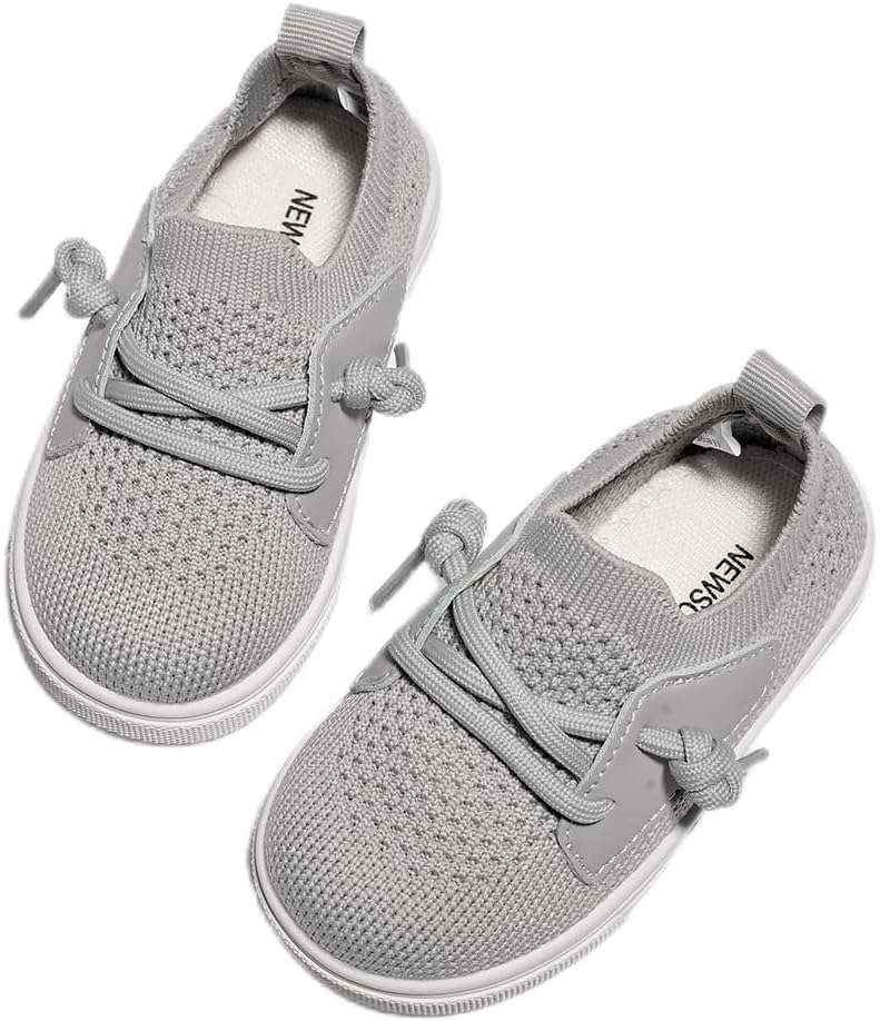 Newsonet Baby Shoes Boys Girls First Walking Breathable Non Slip Walker Sneakers Soft Sole 6 9 12 18 20 24 Months