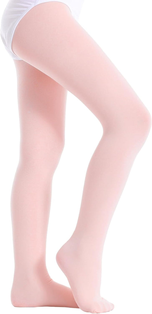 Toddler Girls Tights Dance Ballet Footed Leggings Ultra Soft Stockings for Kids Students