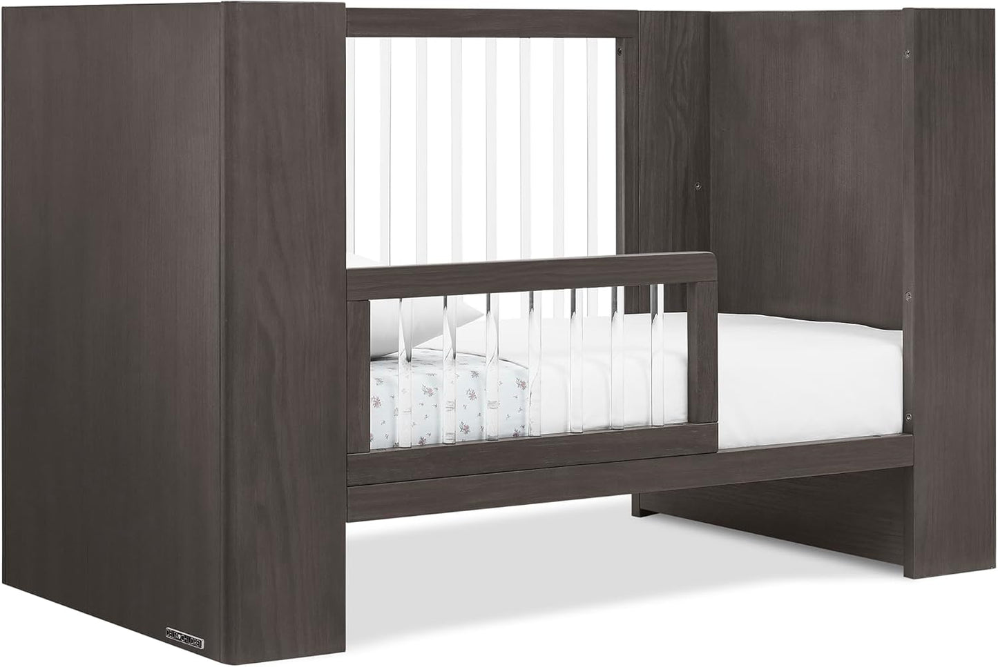 Delta Children Aerin 4-in-1 Convertible Crib - Greenguard Gold Certified, Rustic Grey