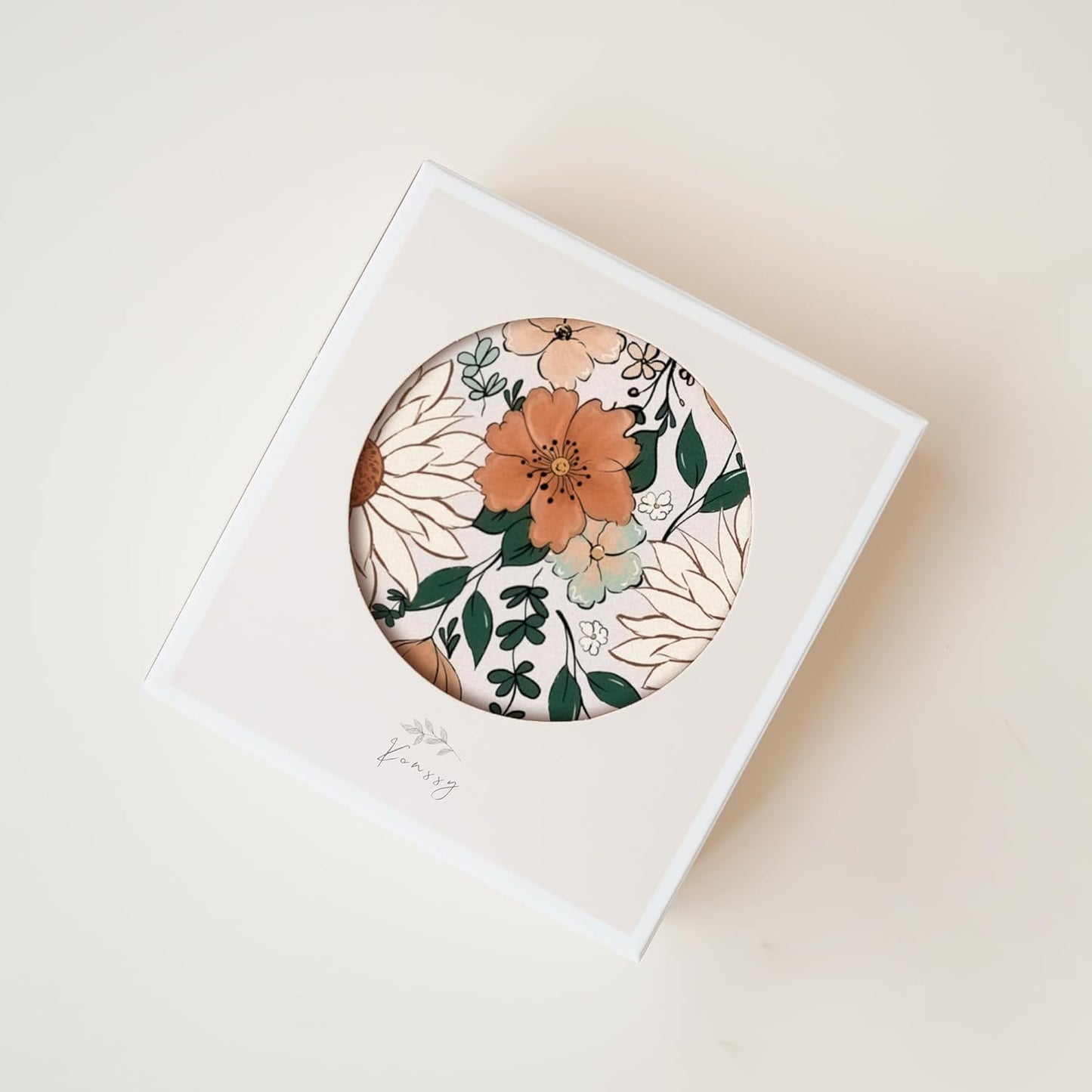 Konssy Baby Girl Newborn Receiving Blanket with Matching Headband and Beanie Set Baby Swaddle Nursery Swaddle Wrap