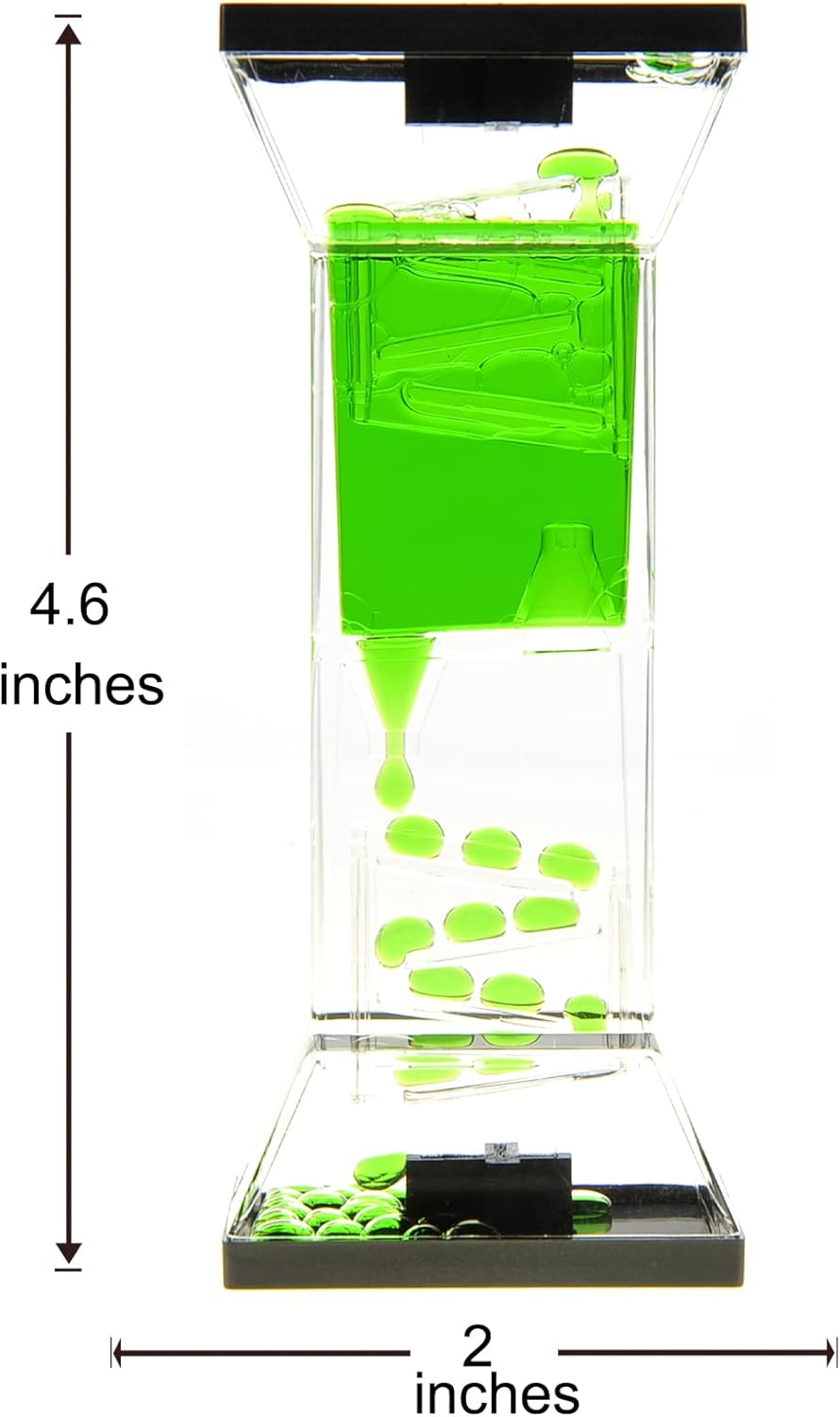 Liquid Motion Bubbler Sensory Toy, Fidget Toy for Desk Tops | Calming and Relaxing ADHD, Anxiety, and Autism Toy for Kids and Adults | Handheld Water Game