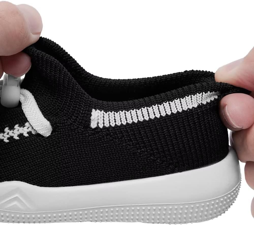 Eashi Baby Boy Girl Non-Skid Indoor Infant Walking Shoes Breathable Warm Elastic Sock Shoes with Memory Sole Protect Toes Outdoor Sneakers