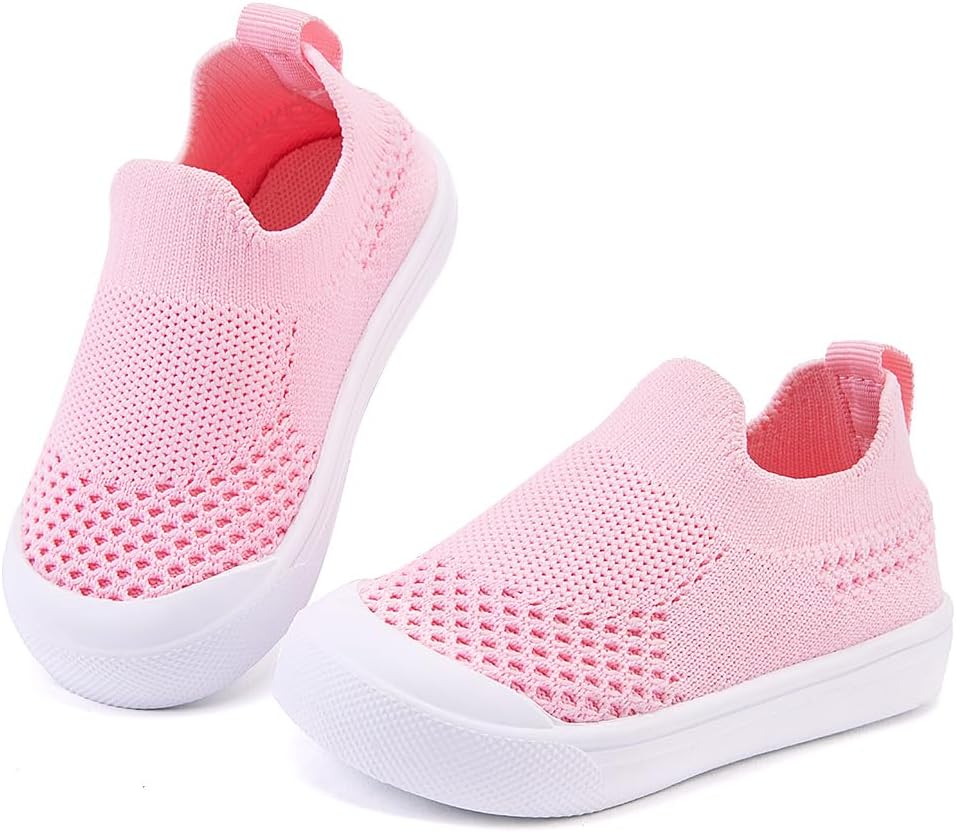 BMCiTYBM Baby Sneakers Girls Boys Lightweight Breathable Mesh First Walkers Shoes 6-24 Months