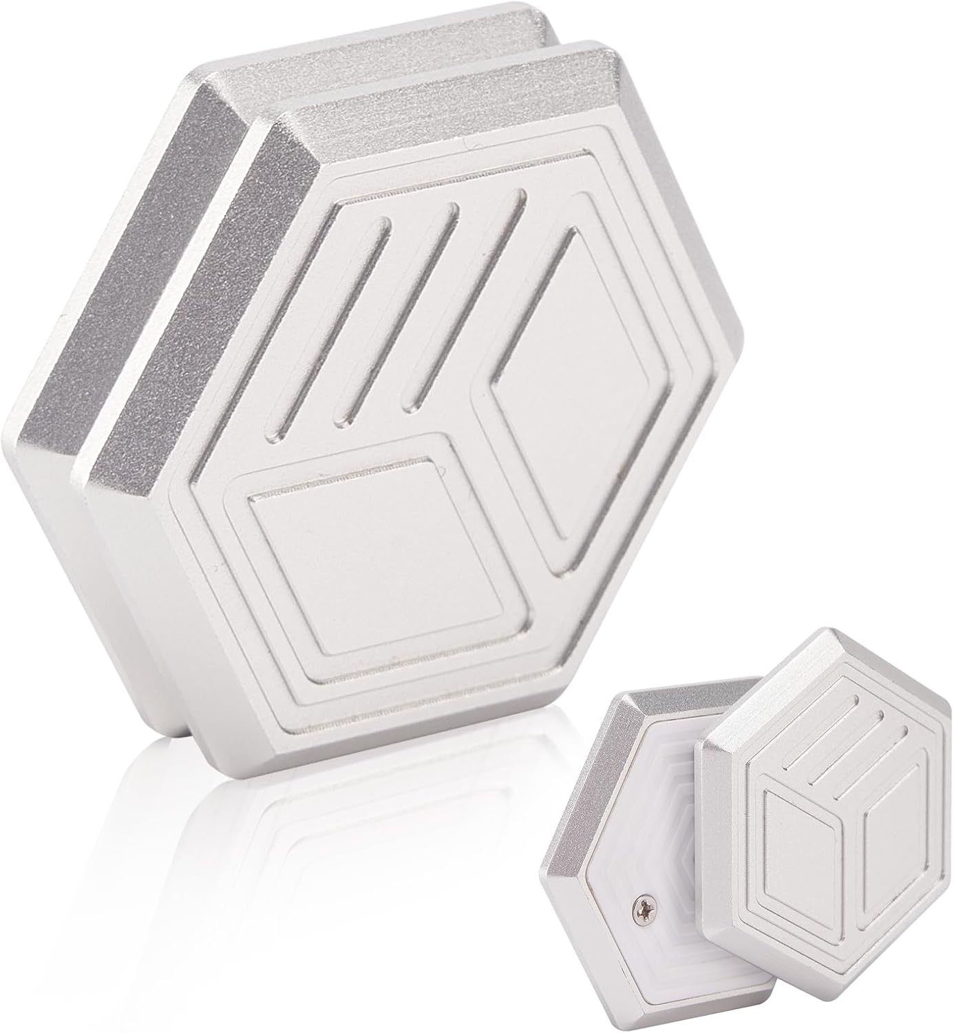 Magnetic Fidget Toys - Metal Fidget Slider, EDC Adult Stress Relief Fidget Toys, Hexagonal Design Office Desk Toys, for Adult