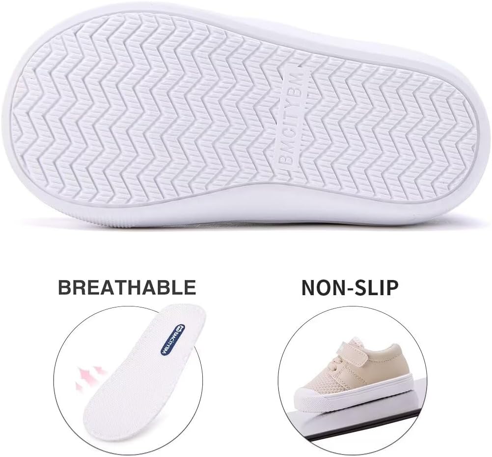 BMCiTYBM Baby Sneakers Girls Boys Lightweight Breathable Mesh First Walkers Shoes 6-24 Months