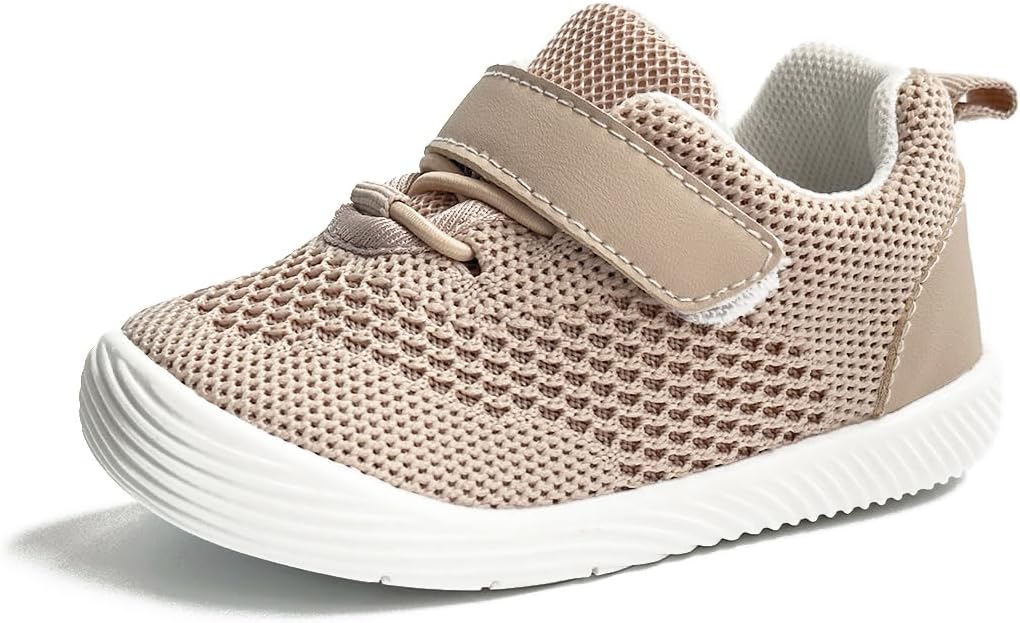 Newsonet Baby Shoes Boys Girls First Walking Breathable Non Slip Walker Sneakers Soft Sole 6 9 12 18 20 24 Months