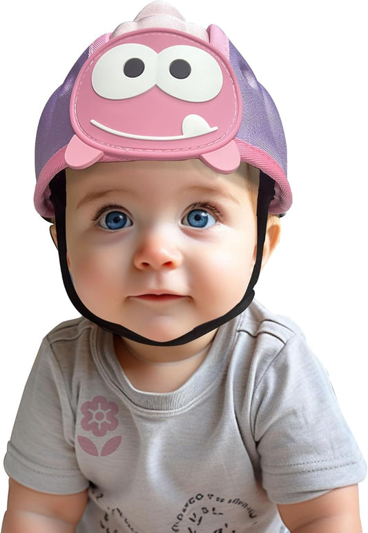 Baby Helmet for Crawing Walking,Soft Infant Safety Helmet,Baby Helmet 1-2 Years for Anti-Fall Head Protector,Adjustable, Breathable