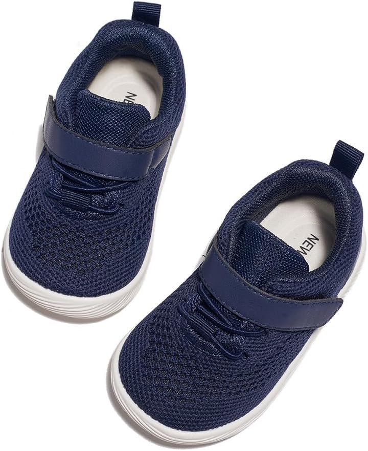 Newsonet Baby Shoes Boys Girls First Walking Breathable Non Slip Walker Sneakers Soft Sole 6 9 12 18 20 24 Months