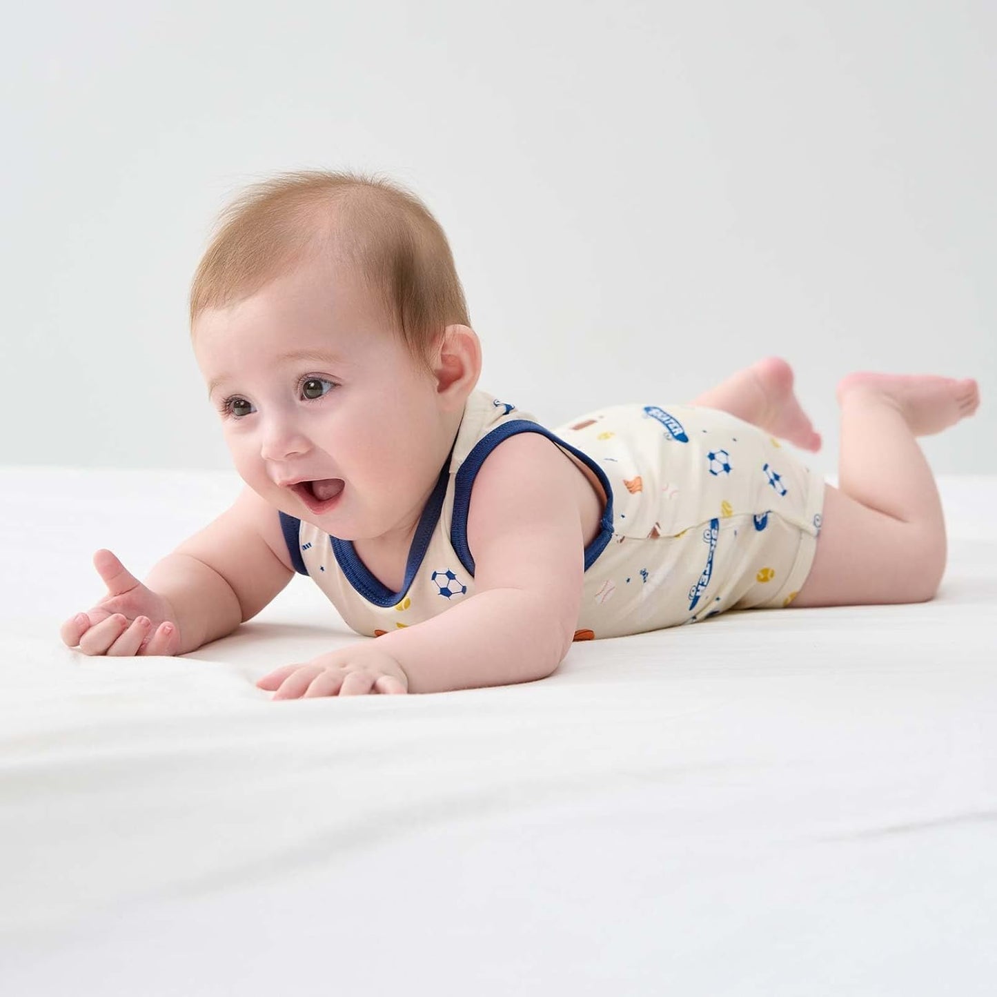 pureborn Baby Boys Girls Bodysuit Super Soft Cotton Romper 0-24 Months