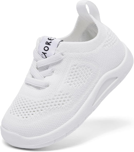 MORENDL Toddler Shoes Baby Walking Sock Shoes Infant Sneakers 0-4 Years Boy Girl Barefoot Tennis Shoe Non-Slip Brethable