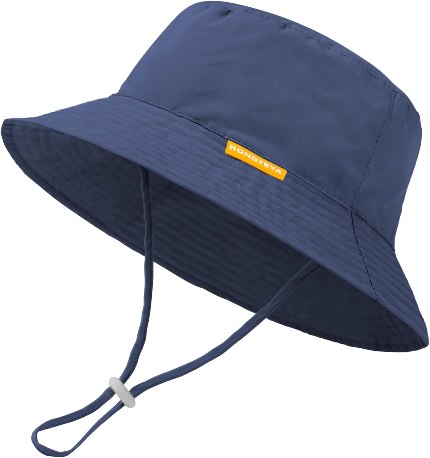 Baby Sun Hat Kids Summer UPF 50+ Toddler Bucket Hat Wide Brim Adjustable Beach Hats for Boys Girls Age 0-6 Years