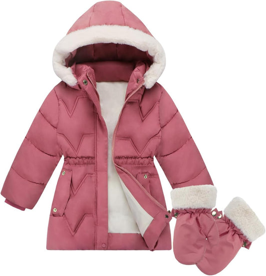 Kids Winter Snow Coat For Girl Clothes Puffer Jacket Padded Outfit Child Outwear
