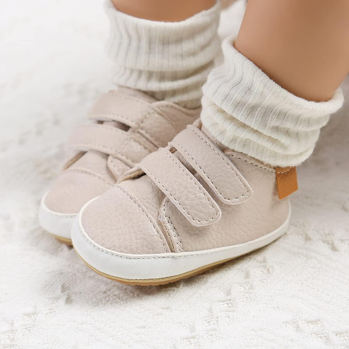 Baby Shoes Mary Jane Flats Non Slip Soft Sole Infant Toddler Sneakers First Walkers Party Christmas Dress Shoes