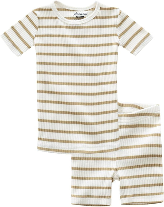 AVAUMA Baby Boys Girls Pajama Set 6M-7T Kids Cute Toddler Snug fit Pjs Cotton Sleepwear