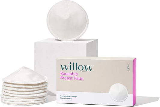 Willow Reusable Nursing Pads, 10-Count