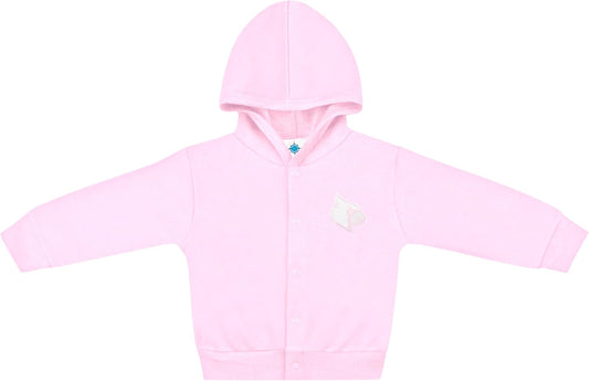 Creative Knitwear College Baby Snap Hooded Jacket - Team Logo, Multiple Colors, for Boys & Girls, (0-24 Months)