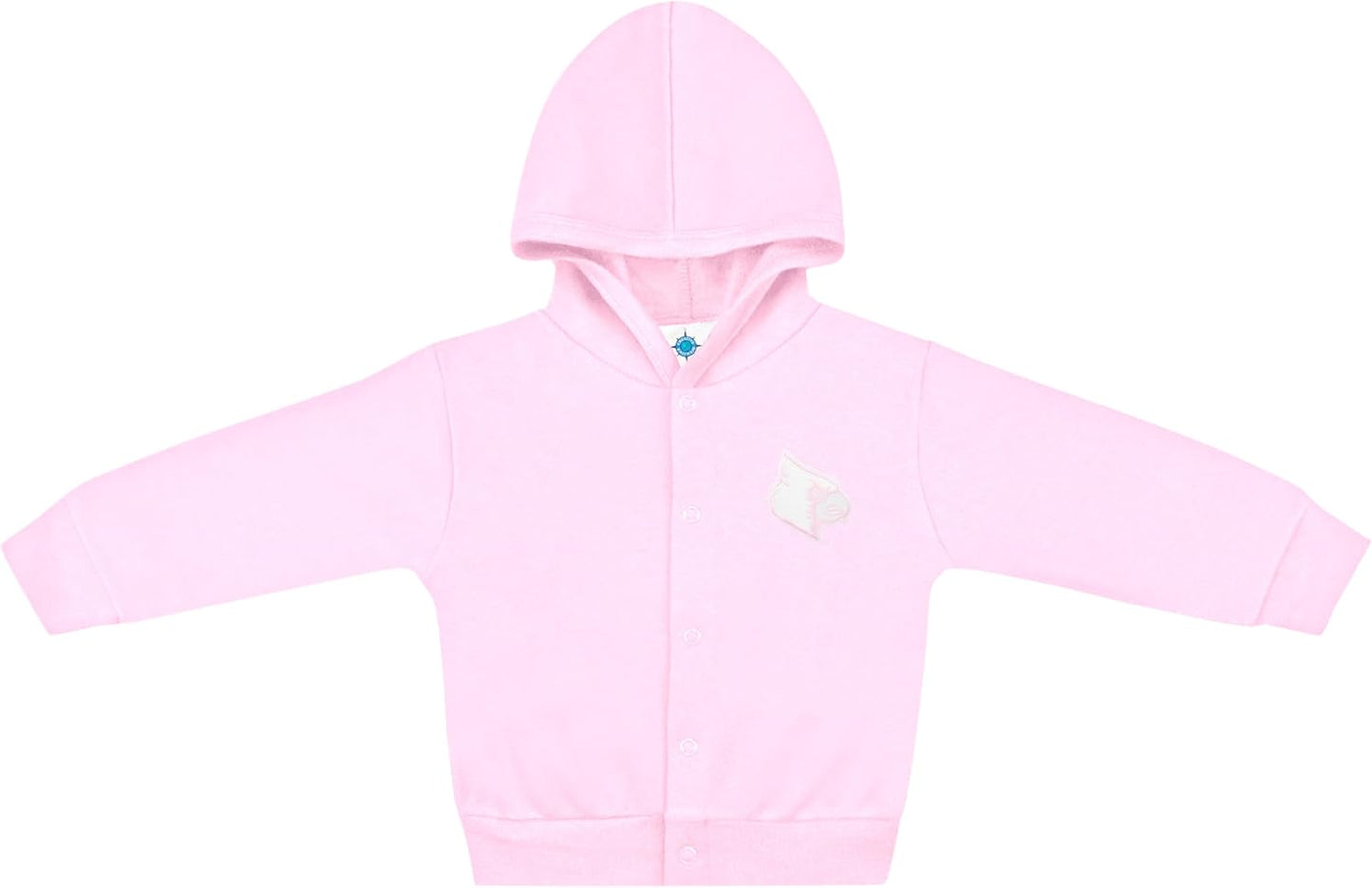 Creative Knitwear College Baby Snap Hooded Jacket - Team Logo, Multiple Colors, for Boys & Girls, (0-24 Months)