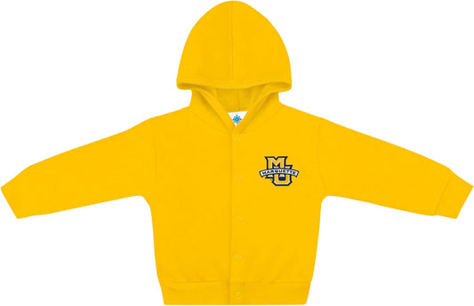 Creative Knitwear College Baby Snap Hooded Jacket - Team Logo, Multiple Colors, for Boys & Girls, (0-24 Months)