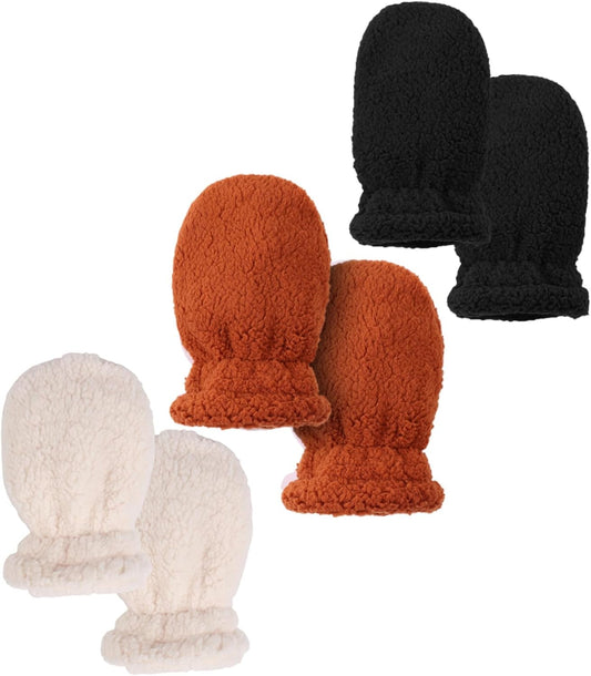 Zsedrut Baby Boys Winter Glove Warm Toddler Infant Girls Mittens Fleece Lined Gloves 1-7 Years