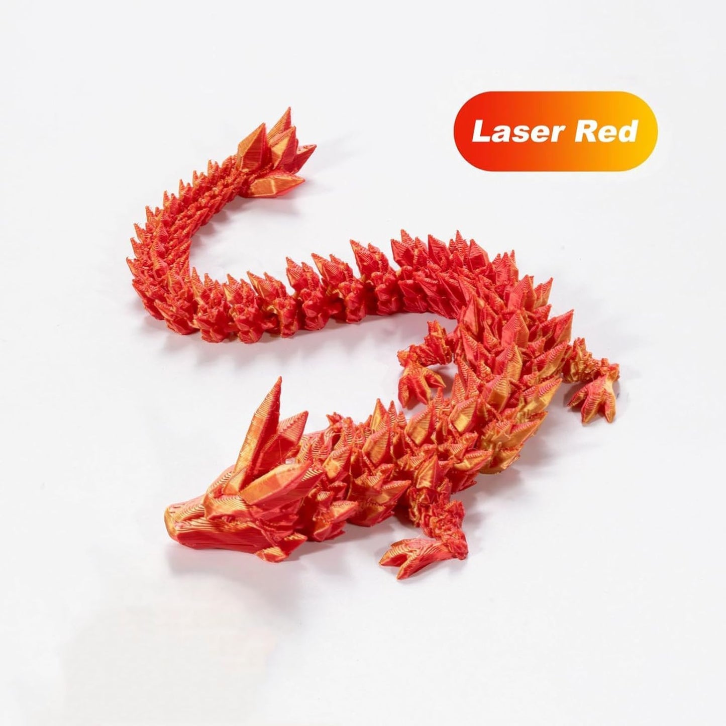 3D Printed Dragon in Egg, Full Articulated Dragon Crystal Dragon with Dragon Egg， Home Office Decor Executive Desk Toys, Adults Fidget Toys for Autism ADHD，3D Printed Gift