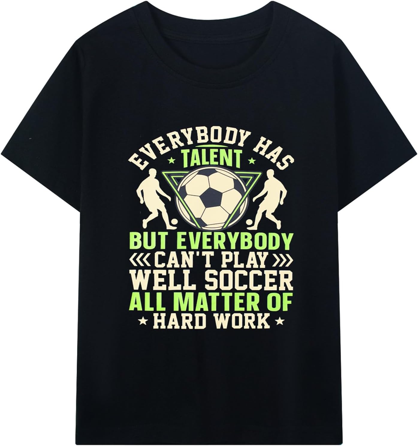 HILEELANG Kids Boy Basic Plain Cotton T-Shirts Short Sleeve Crew Neck Summer Tees 4packs 6-12 Years