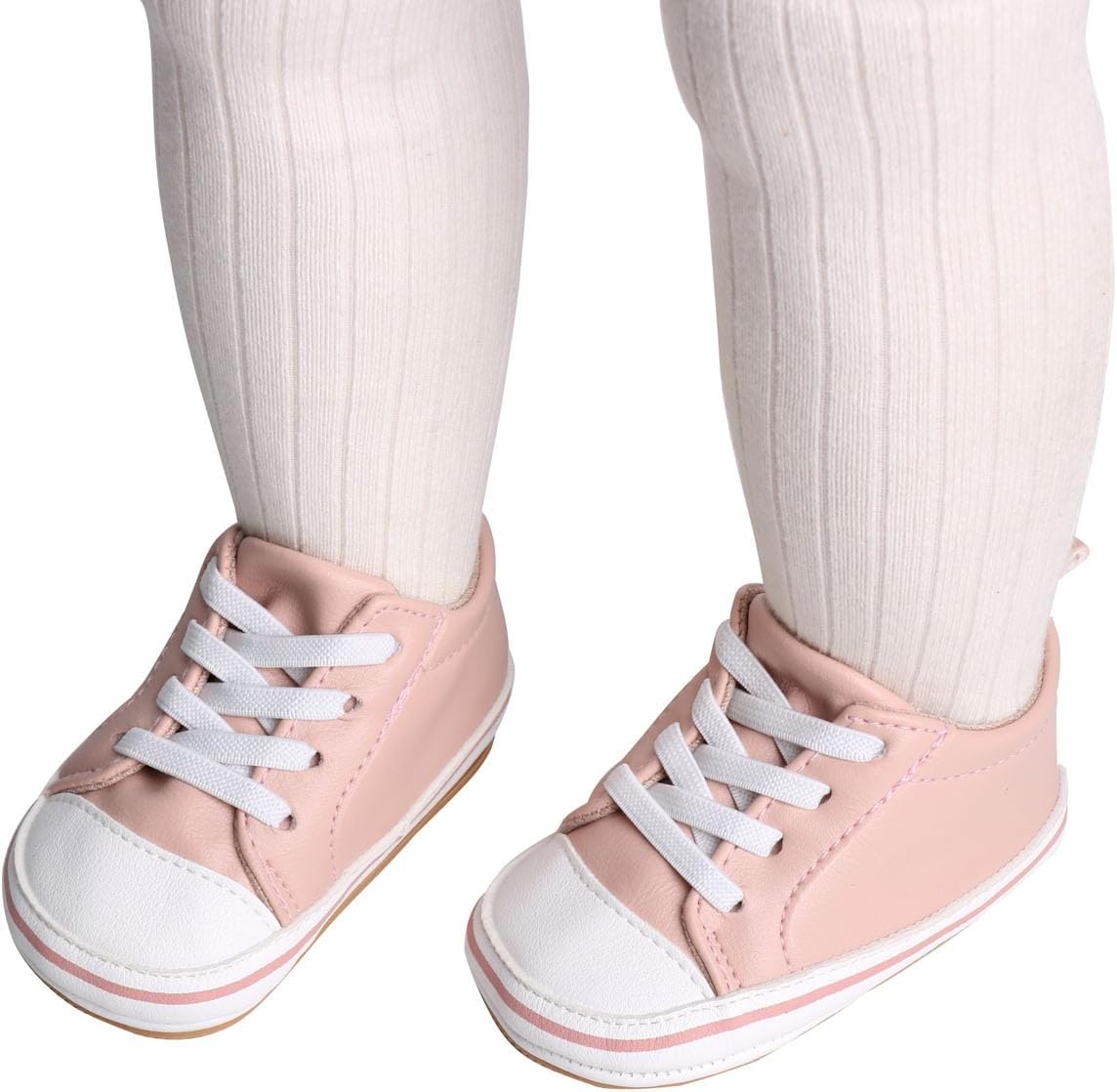 LONSOEN Baby Girls Boys Loafers Prewalker Dress Crib Shoes