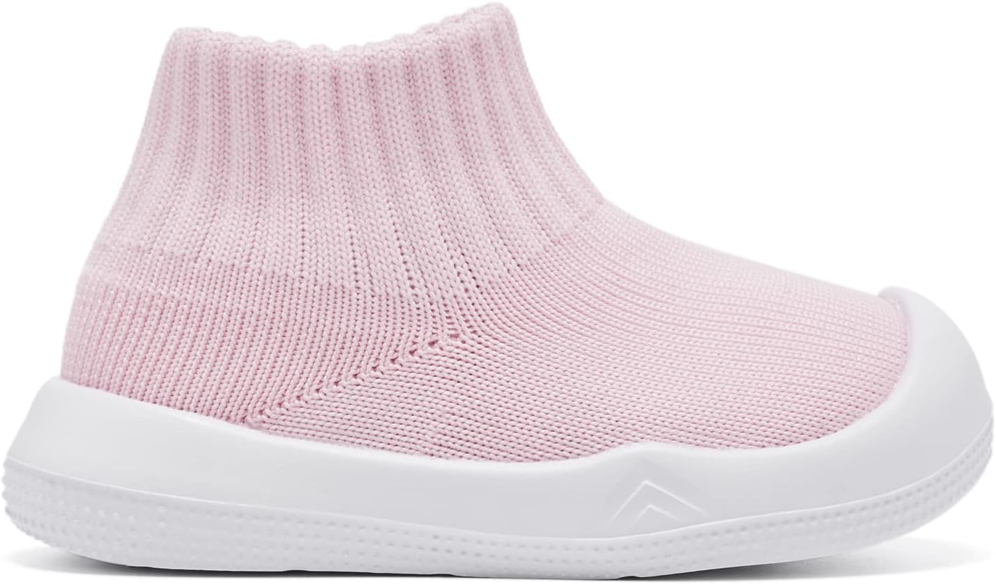 Eashi Baby Boy Girl Non-Skid Indoor Infant Walking Shoes Breathable Warm Elastic Sock Shoes with Memory Sole Protect Toes Outdoor Sneakers