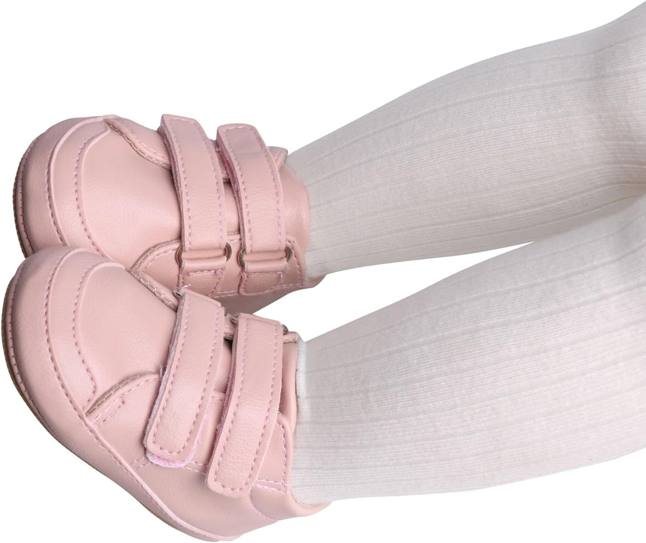 LONSOEN Baby Girls Boys Loafers Prewalker Dress Crib Shoes