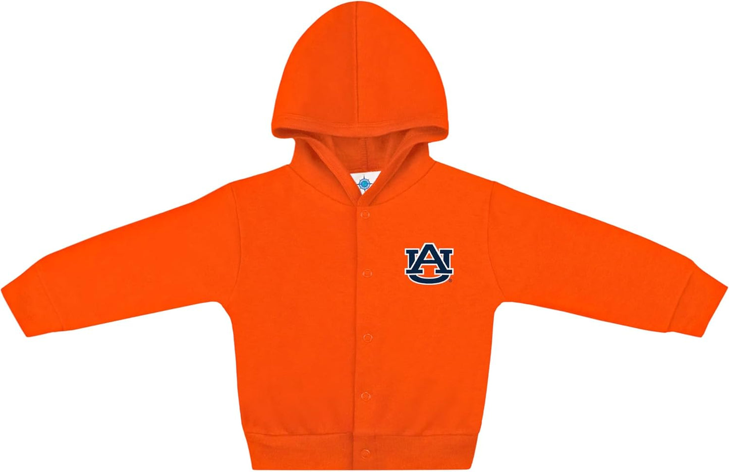 Creative Knitwear College Baby Snap Hooded Jacket - Team Logo, Multiple Colors, for Boys & Girls, (0-24 Months)