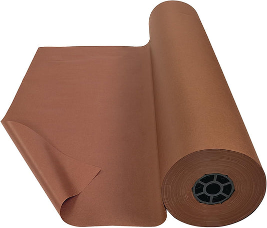 Colorations Prima-Color Fade-Resistant Paper Rolls, Brown, Arts and Crafts, 48" x 60' , Drawing, Finger Painting, Paint, Watercolor, Wall Art, Bulletin Boards, Kids Crafts (Item # DSBR)