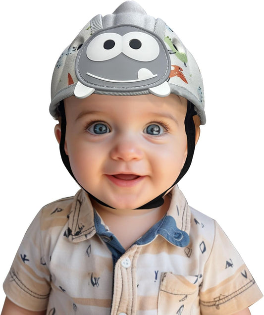 Baby Helmet for Crawing Walking,Soft Infant Safety Helmet,Baby Helmet 1-2 Years for Anti-Fall Head Protector,Adjustable, Breathable