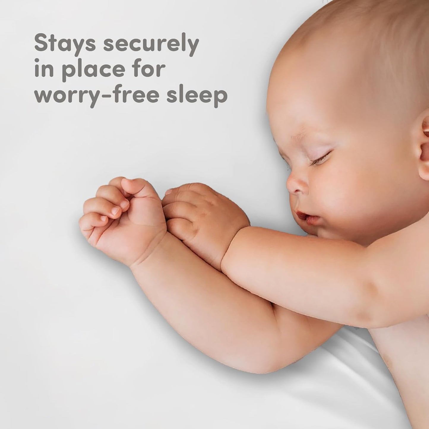 Sweety Fox 2-Pack Crib Sheets - Soft Cotton Jersey Fitted Sheets for Boys and Girls, Mini Crib Sheets, Toddler Bed Sheets (White)