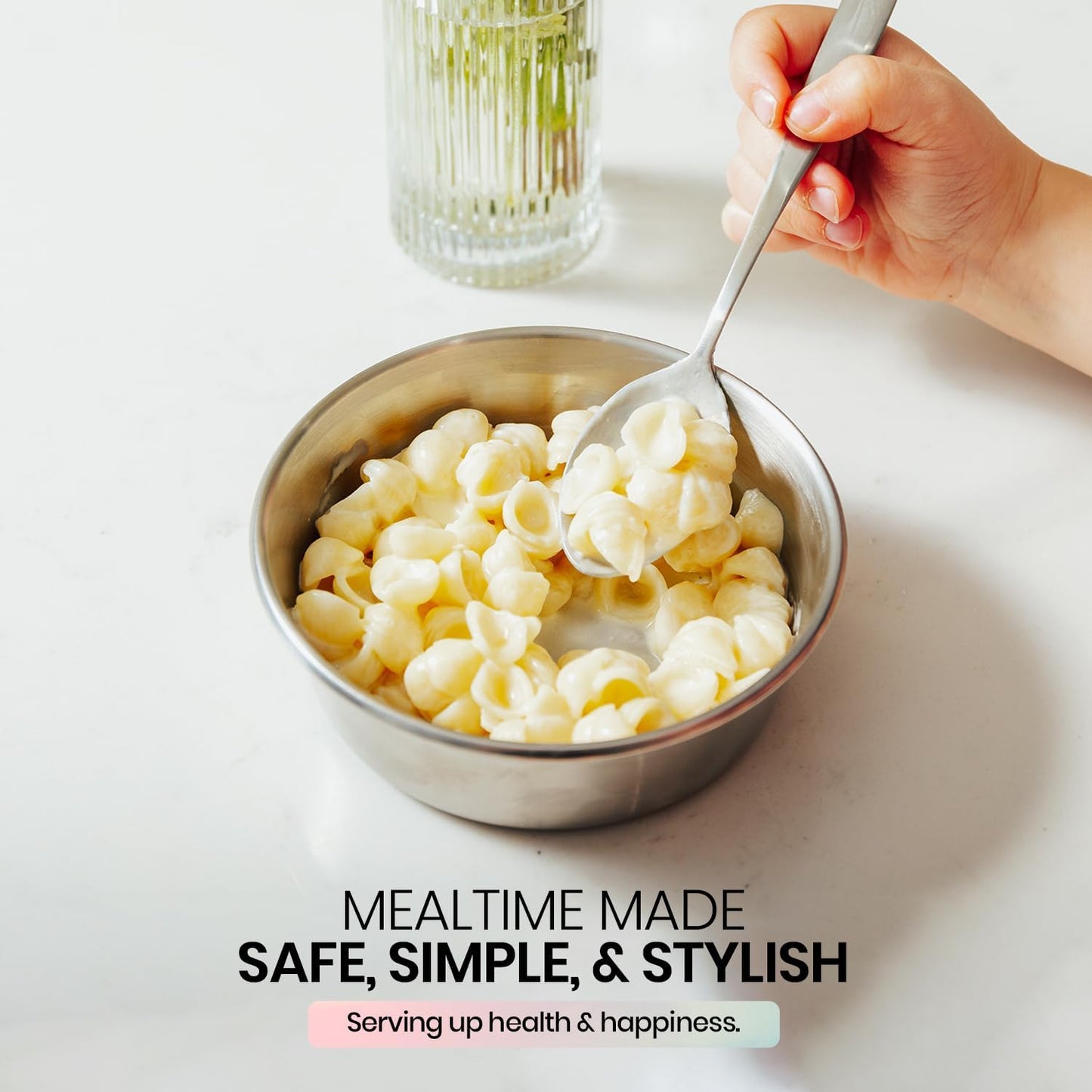 Children's Stainless Steel Bowl Set | Set of 4 bowls | 304 18/8 Stainless Steel |10 ounces | Matte Finish | Toxin Free | 100% BPA Free | Dishwasher Safe