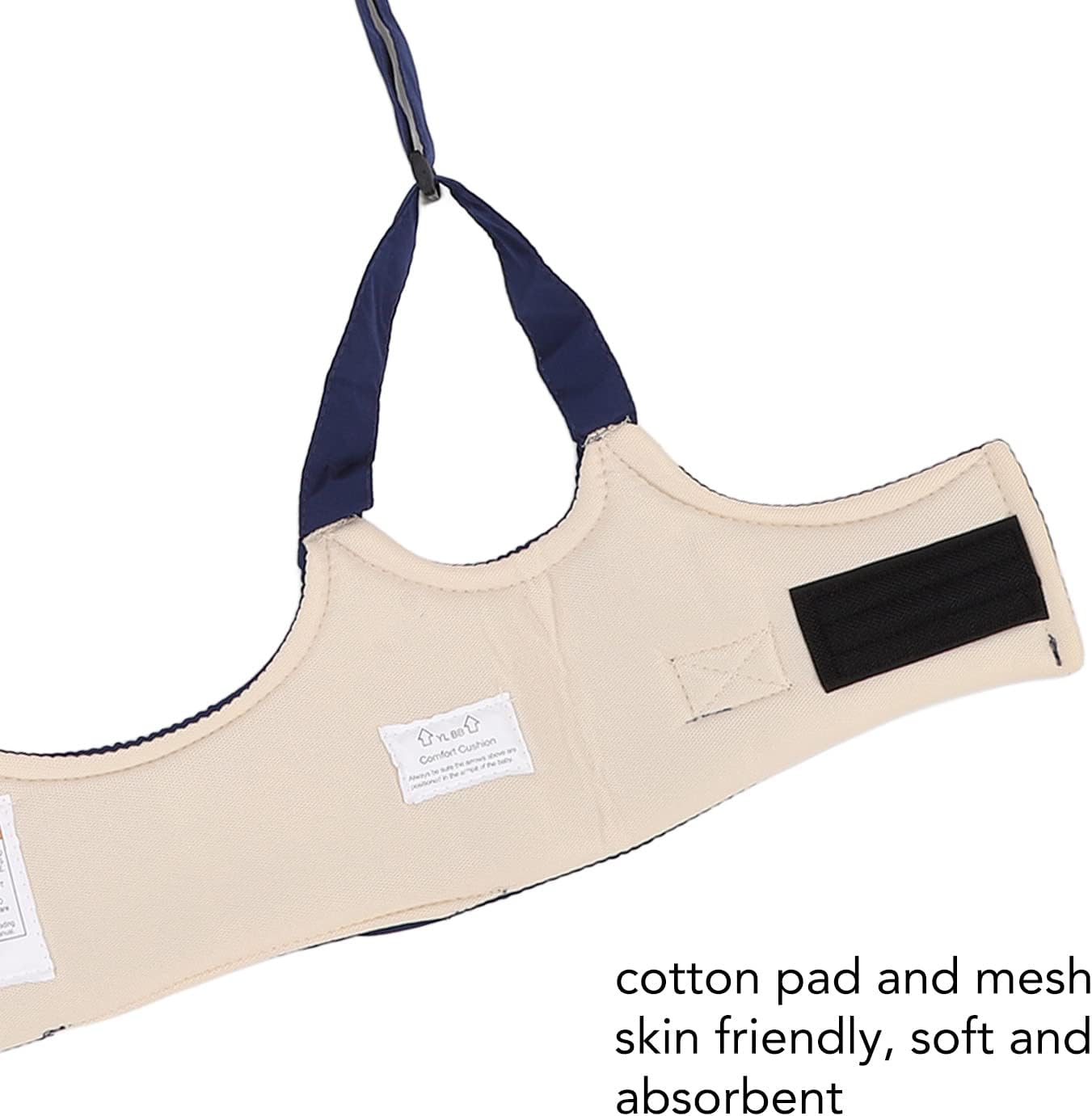 Baby Walking Harness, Skin Friendly, Relieve Back Pain, Adjustable, Handheld Kids Walker Helper, Toddler Leash, Nurse Sling, Harness (Navy Blue)