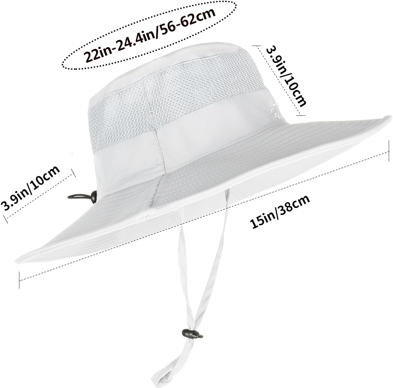 Sun Hats for Men Women Fishing Hat UPF 50+ Breathable Wide Brim Summer UV Protection Hat