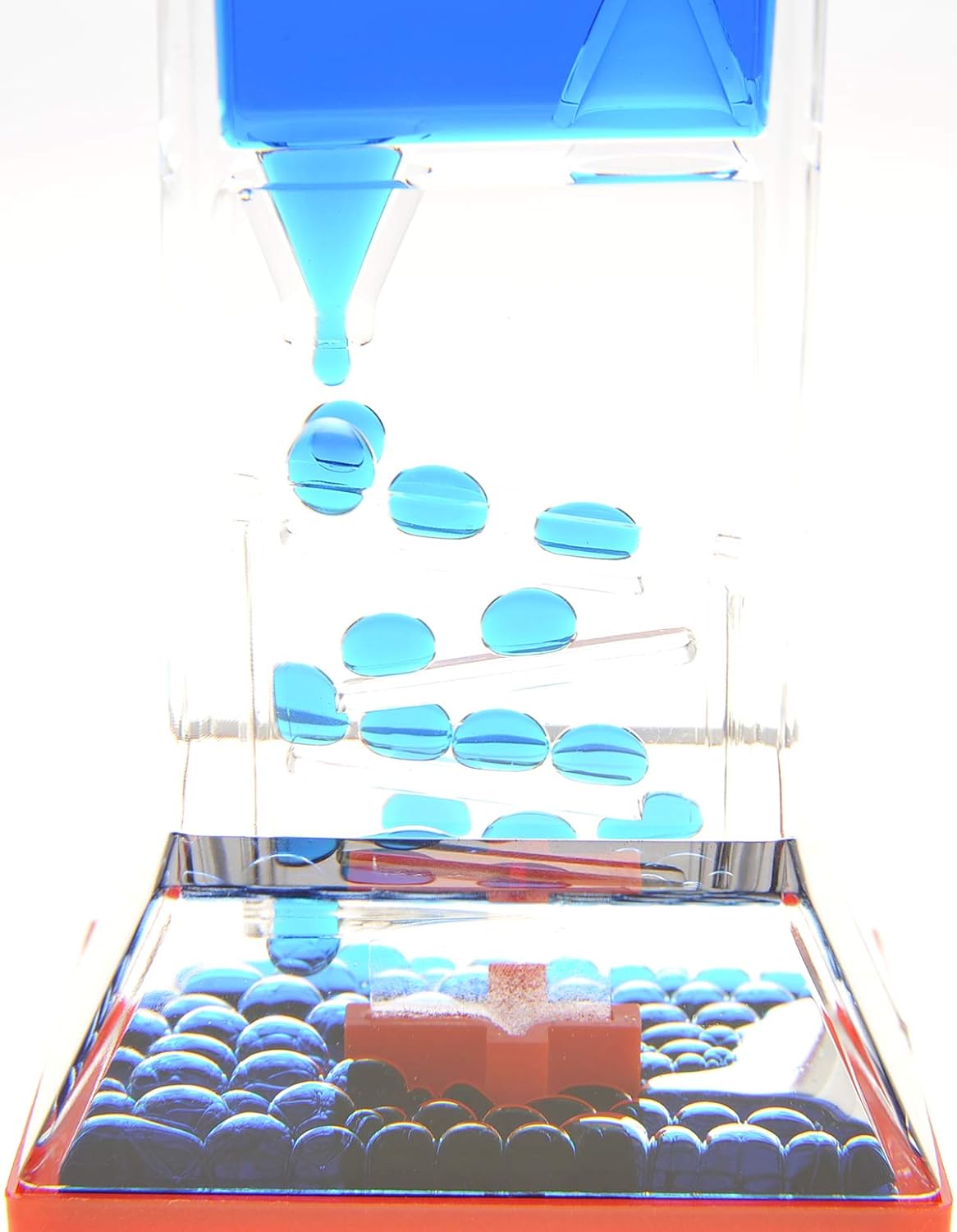 PowerTRC Liquid Motion Bubbler Sensory Toy, Fidget Toy for Desk Tops | Calming and Relaxing ADHD, Anxiety, and Autism Toy for Kids and Adults